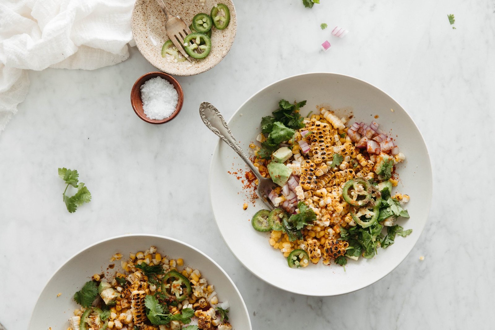 garam masala corn salad
